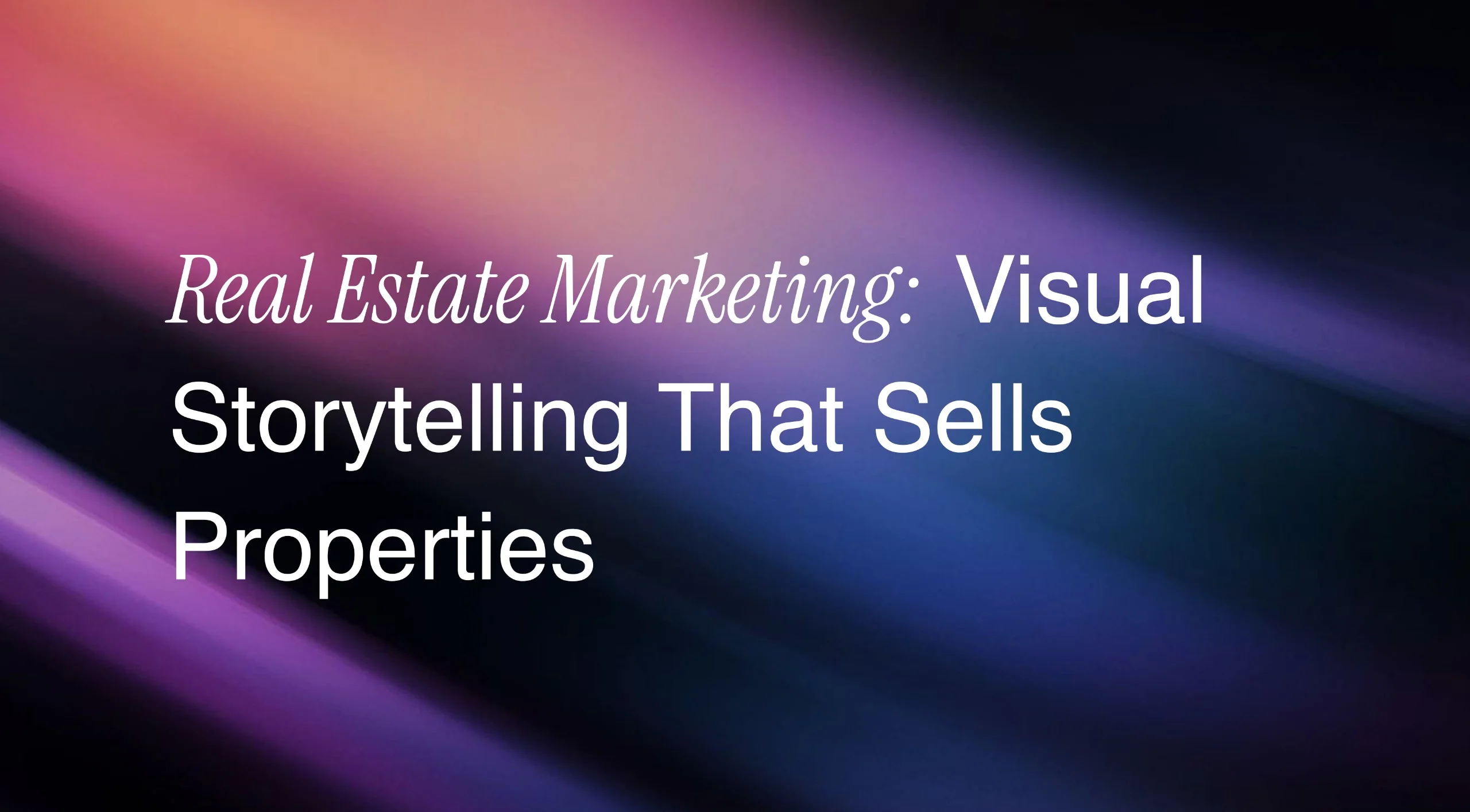 Real Estate Marketing