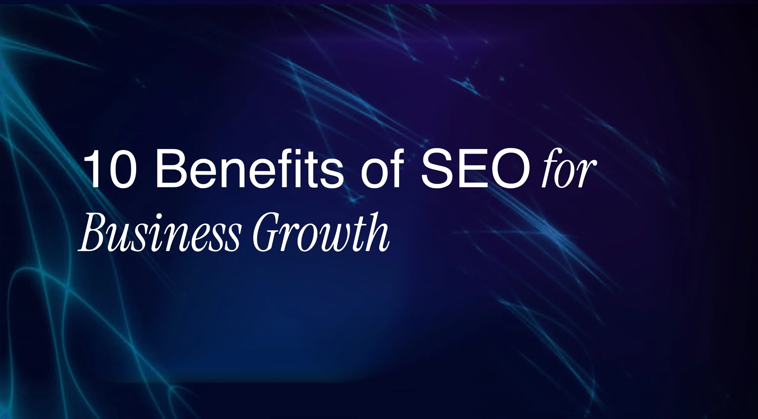 Benefits of SEO